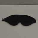 YIVIEW Sleep Mask for Side Sleeper, Complete Light Blocking 3D Sleeping Eye Mask, Soft Breathable Eye Cover for Women Men, Relaxing Zero Pressure Night Blindfold (Black)