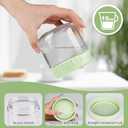 SHOWIN Overnight Oats Containers with Lids, 10oz Glass Jars with Lids 8 pcs, Wide Mouth Mason jars for Salad, Yogurt, Snacks, Meal Prep