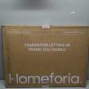 Homeforia 20x28 Natural Oak Picture Frame, High-End Wood, 14x22 Mat, Glass
