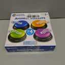 Learning Resources Answer Buzzers - Classroom Must Haves Supplies, Kids Toys, Sound Effect Button, Family Game Shows, Buzzers for Trivia, Participation Tools Boys and Girls Birthday Gifts