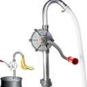 55 Gallon Drum Pump, Barrel Pump for engine oil, diesel fuel, gasoline, kerosene, Hand Pump for 55 Gallon Drum, 50, 5, 15, 30 gal Drum (Red)