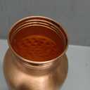 Hammered Copper Water Bottle - 30 Oz Pure Copper Vessel For Drinking Healthy Water