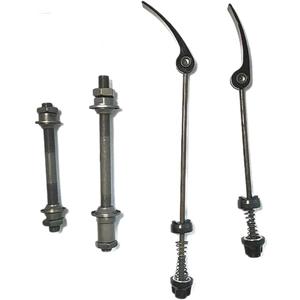 4 Pcs Bike Quick Releases Set, Front & Rear Axle Hollow Shaft Set, Quick Release Bicycle Hub Fit for Road Bike,Mountain Bike