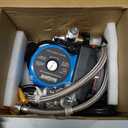 Wassermann Instant Hot Water Recirculating Pump Kit for Tank Water Heater, Instant Hot Water Recirculation Pump System with 304 Stainless Steel Adjustable Bypass Valve
