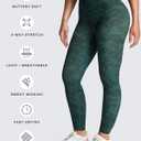 Aoxjox High Waisted Workout Leggings for Women Tummy Control Buttery Soft Yoga Metamorph Deep V Pants 26" (Cloud Dark Green, Small)