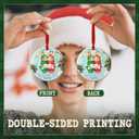 3 x CHOANG First Christmas Together 2025 Ornament - Wedding Gift for Cute Couple, Newlywed Keepsake for Him, Her - Bride and Groom,1st Anniversary Christmas Ornaments