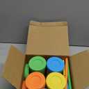 Elk and Friends 10oz Stainless Steel Kids + Toddler Drinking Cups | The Original Mason Jar with Sleeves + Lids | Silicone Straws | Smoothies | Storage Jar | Spill Resistant | Dishwasher Safe | 4 Pack (Green/Orange/Blue/Yellow)