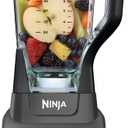 Ninja Professional Blender 1000W, Total Crushing Technology for Smoothies, Ice Crushing & Frozen Fruit, Full-Size Countertop Blender, 72-oz. Pitcher, Black & Grey, BL610