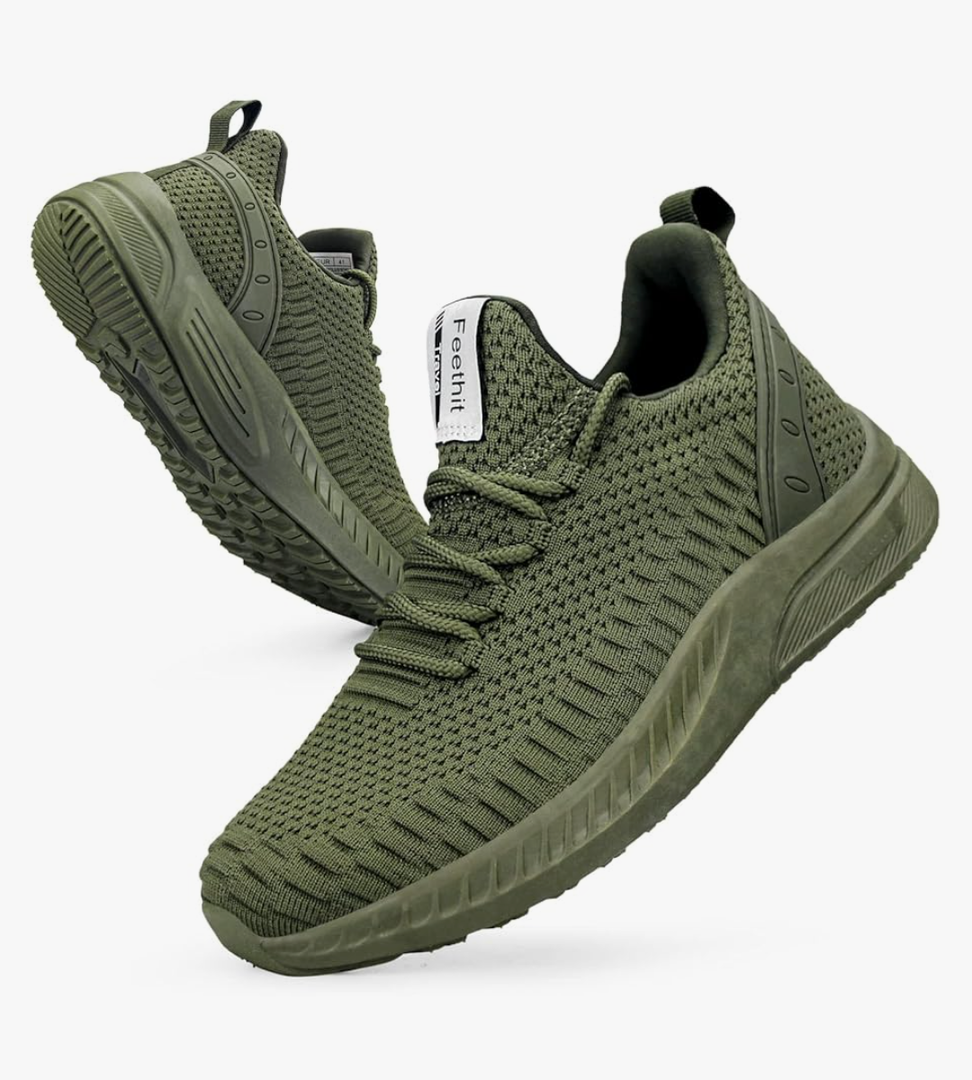 Feethit Women Tennis Running Shoes Walking Shoes Lightweight Casual Sneakers for Travel Gym Work Woman Waitress Nurse, Size: 8