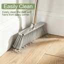 Indoor Soft Bristles Angle Sweeping Broom with Long Handle for Kitchen Hardwood Floor Cleaning (Broom)