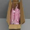 Tosnail 3 Pack 3 Tiers Plastic Cupcake Stand Dessert Stand Tiered Serving Trays with Pink Rod Candy Pastry Holders for Baby Shower, Wedding and Party - Pink Rod