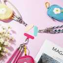 WOZEAH Cell Phone Lanyard Crossbody with Mini Pouch for Women,Detachable Phone Strap for Cellphone Case with Tether Tab