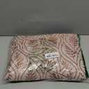 BGment Terracotta French Country Curtains 63 Inches Long for Bedroom, Leaf Jacquard Botanical Pattern Cottage Core Boho Vintage Semi Sheer Linen Window Drapes, 2 Panels, 52 x 63 Inch