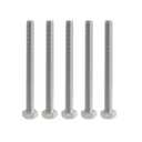 M10 Hex Head Bolt Screw, M10-1.5 x 100mm Stainless Steel 18-8 304 A2-70 Fully Threaded Hex Bolts 5pcs