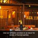 8 x 16oz Torch Replacement Canisters, Bamboo Lantern Refillable Torches, Decorative Torch Canister Replacement for Yard, Patio, Deck, Garden, Party, Landscap (16OZ-6PCS)