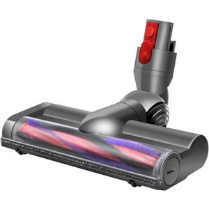 Garbage fighter Quick-Release Motorhead Cleaner for Dyson V7 V8 V10 V11 V15 Vacuum Cleaner SV10 SV11 SV12 SV14 Replacement Part Electric Head for Hardwood Floor Carpets with Carbon Fiber Roller Brush