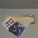 Happyyami 12pcs Patriotic Wind Spinners for Memorial Day Outdoor Pinwheel Decorations for Garden Independence Day and Decor Durable Lightweight Easy to Use