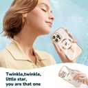 [CD Ring & Curly Wave Edge] for iPhone 15 Pro Case, 2025 Upgraded [Full Camera Protection] [Compatible with MagSafe] Plating Soft Non-Yellowing Clear Case for 15 Pro 6.1 " Men Women ,Titanium Gold