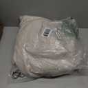 Pleated Greyish Brown Light Filtering 102 Inch Long Curtains 2 Panels Set for Sliding Glass Door, Country Pleat Flax Linen Semi Sheer Window Drapes Bedroom Privacy Viral Curtain 102 Inches Length Burg