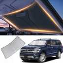 Windshield Sun Shade for Ford Explorer Front Window Shades Cover for 2011-2024 2025 2026 Explorer Windshield Sun Visor Protector Car Accessories