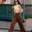Women Off Shoulder Tops Sleeveless Shirts Y2K Going Out Crop Tank Top Yellow (Yellow)