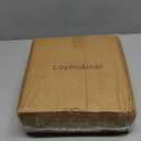 Loymokinar Dinner Plates, Set of 5, 10 inch, Black Porcelain with Gold Trim, Black Plates, Gold Ceramic Plates, Ideal for Desserts and Appetizers.