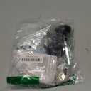 Mortise Lock Set for Interior Door, Vintage Old Door Knobs with Lock and Skeleton Key, Antique Door Knobs Matte Black Finish