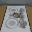 WOSHITU Bathroom Vanity Light Fixtures: 14.2 Inch Modern Gold Bathroom Light Fixtures Over Mirror with Clear Glass Shade, Brushed Gold 2 Light Wall Mount Sconces Above Mirror