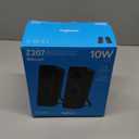 Logitech Z207 2.0 Stereo Computer Speakers with Bluetooth (9.5"x3.5"x4.9", Black)