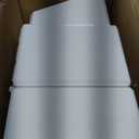 READAEER Makeup Organizer 3 Pieces Cosmetic Storage Case with 6 Drawers (White)