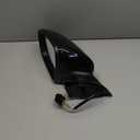 Left Driver side Mirror Compatible with 2014 2015 2016 Kia Forte with Manual Folding power glass Heated Black Replace# KI1320181(5 Pins) (L-5Pins)