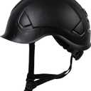 SRSAFETY Full Brim Hard Hat Carbon Fiber Design 6 Point Adjustable Ratchet Suspension OSHA Approved ABS Work Helmet for Men&Women ANSI Z89.1 Type I Class C (BLACK1)