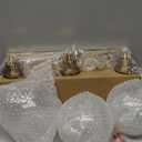 Tuscarora Bathroom Light Fixtures Gold Vanity Light 3 Light Wall Sconces Lighting Brushed Brass Bathroom Lights Bath Wall Lights Wall Lamp for Mirror (Brushed Gold & Clear Glass)