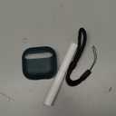 AirPods 4 Case Cover with Cleaning Kit, Premium Leather Texture Full Body Protective Case for Apple AirPods 4th Generation, Shockproof & Anti-Scratch with Front LED Visible  Green