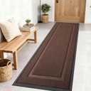 OLANLY Front Door Mat Outside 71x23, All-Season Heavy-Duty Rubber Doormat