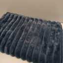 Waterproof Dog Blankets for Large Dogs - 40x50 Large Blanket Washable for Bed Protection, Soft Faux Fur Couch Throw Blanket Furniture Protector, Grey