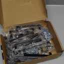 10 Pack Matte Black Cabinet Pulls 5.5 Inch(140mm), Stainless Steel Cabinet Handles, Kitchen Hardware Accessories for Cupboard Drawer Handles Dresser Pulls