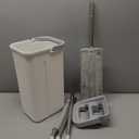 JOYMOOP Mop and Bucket with Wringer Set, Hands Free Flat Floor Mop and Bucket, with 3 Washable Microfiber Pads, Wet and Dry Use, Floor Cleaning System