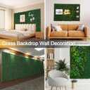 Luyue 12PCS 20”×20” Boxwood Panels, Artificial Grass Wall Panels Fake Greenery Backdrop Wall Grass Backdrop Artificial Plant Walls for Outdoor Indoor Garden Fence Backyard