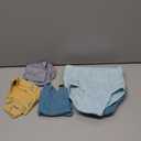 Hanes Toddler Boys' Organic Cotton Underwear, Pure Comfort 100% Cotton Boxer Briefs (2-3T, Green, White, Gold, Seafoam)