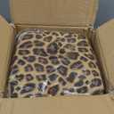 Sleepdown Cotton Bed Sheet Set - Leopard Brown, Queen