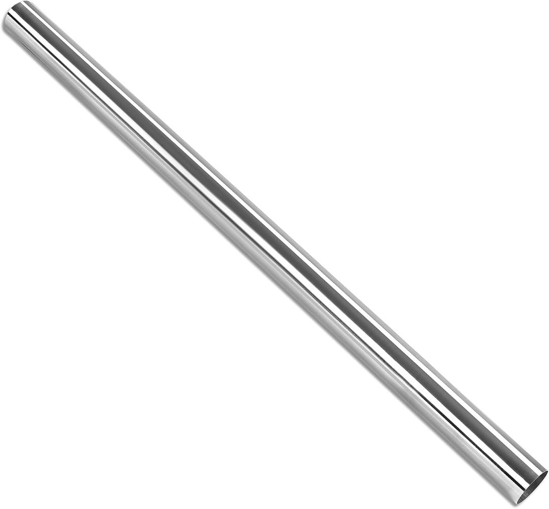 Richeer 3 Inch O.D. T304 Stainless Steel Straight Exhaust Pipe,47.3" Long