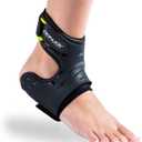 DonJoy Performance POD Ankle Brace, Best Support for Stability, Ankle Sprain, Roll, Strains for Football, Soccer, Basketball, Lacrosse, Volleyball - Medium - Left - Black