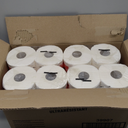 Amazon Brand - Presto! Ultra-Strong 2-Ply Toilet Paper, 24 Mega Rolls = 120 Regular Rolls, 308 Sheets Per Roll, Unscented