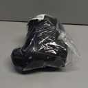 Happy.angel Plus Size Leggings with Pockets for Women, High Waisted Capri Yoga Workout Pants Cropped Tights, (XX-Large, Black)