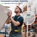 Back Brace for Lower Back Pain Relief - Lumbar Support Belt for Men Women Breathable Back Support Brace for Scoliosis Herniated Disc Sciatica, Size S (Waist: 24.8"-32.3")