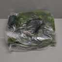 6FT 2PCS Real Touch Norfolk Pine Christmas Garland with Light Winter Artificial Faux Greenery Garland Table Mantle Stairs Fireplace Wall Outdoor Indoor Porch Home Decorations (Battery Not Included)