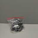 Zcaukya 6FT Halloween Plastic Chains-Costume Accessories, Fake Black Chain Links for Decor Haunted House, Prisoner Theme, Scary Party Horror Props