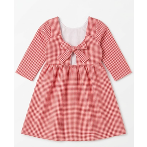 Tween Girls Summer Dresses Kids Sleeveless Plaid Dress Size 10-11Y