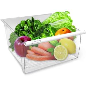 2188656 Crisper Bin, compatible with Whirlpool Refrigerator, Fridge Drawers, Kenmore Refrigerator Parts, Whirlpool Shelf Replacement- WP2188656,2188656 Fridge Crisper Drawer (Upper)